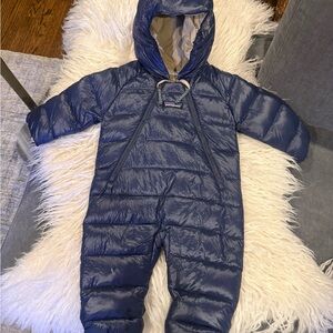 Patagonia Navy Insulated Snowsuit